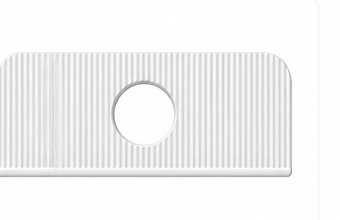 Round hanging hole shape example