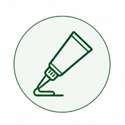Adhesive tube application icon