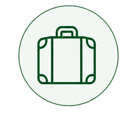 Trial size and travel size tube application icon
